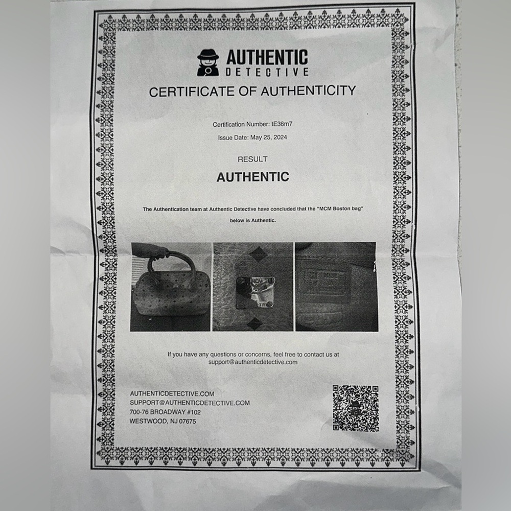 MCM Heritage Collection Tote Bag w/COA - EUC - Picture 16 of 16